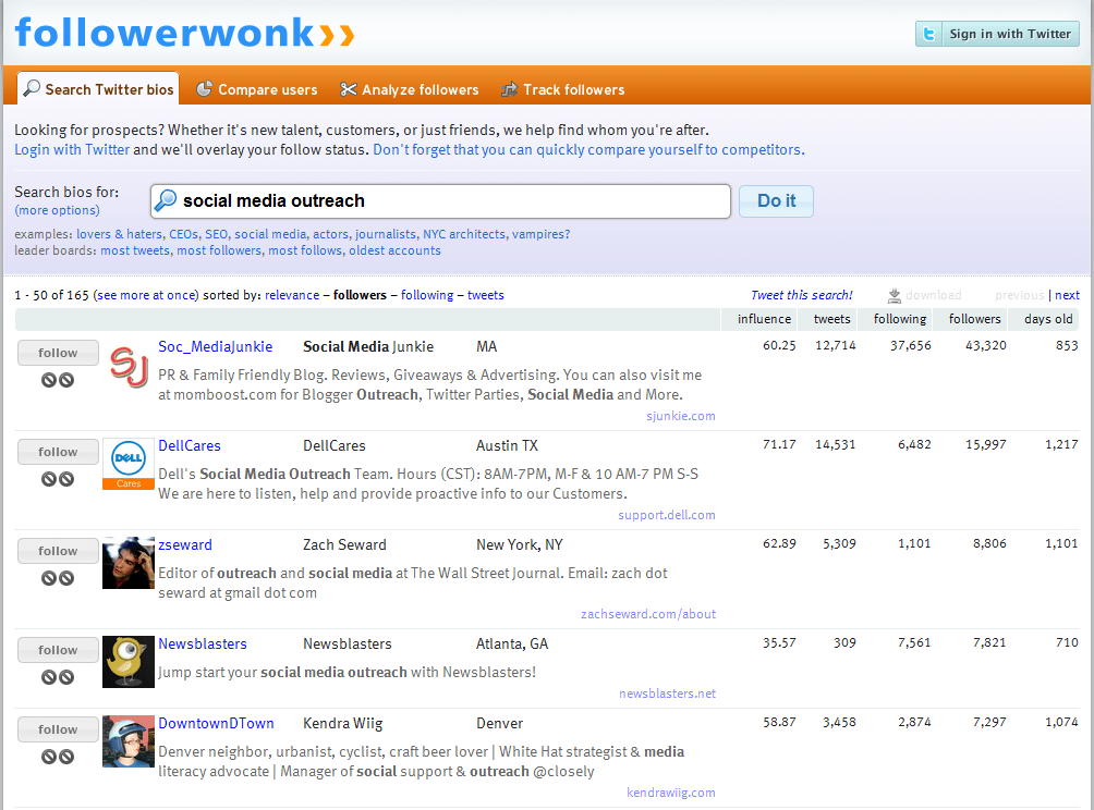 Followerwonk Search Engine Followerwonk Search Engine