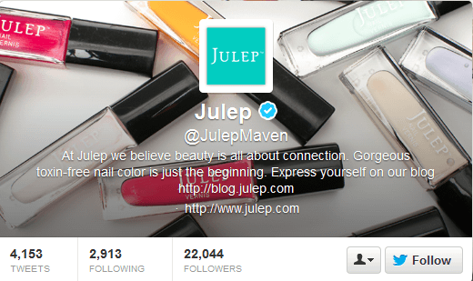 Julep Twitter Header Julep Twitter Header