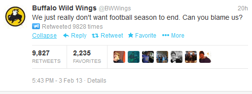 Buffalo Wild Wings Super Bowl Buffalo Wild Wings Super Bowl