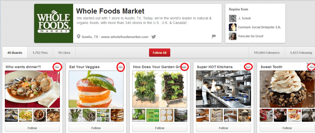 Whole Foods Pinterest Page New