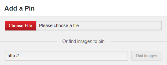 Pinterest Add a Pin
