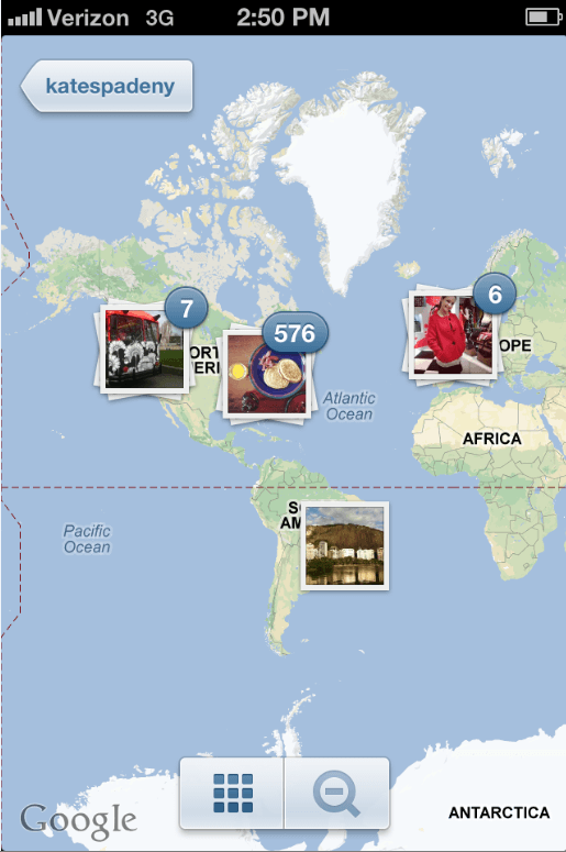 Instagram Kate Spade Photo Map Instagram Kate Spade Photo Map
