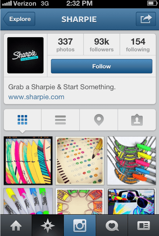 Instagram Sharpie Instagram Sharpie