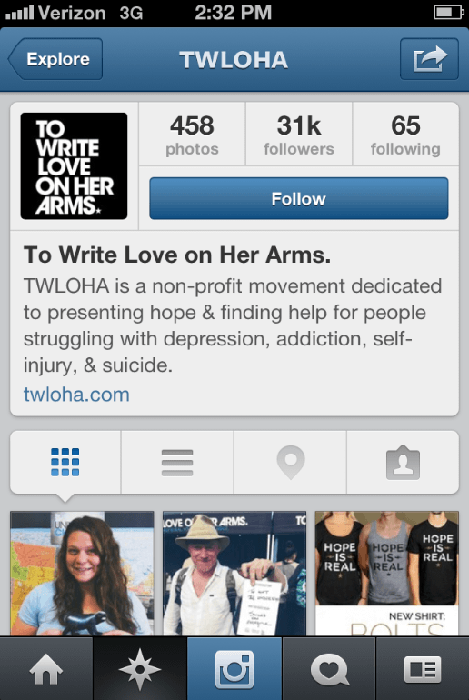 Instagram TWLOHA Instagram TWLOHA