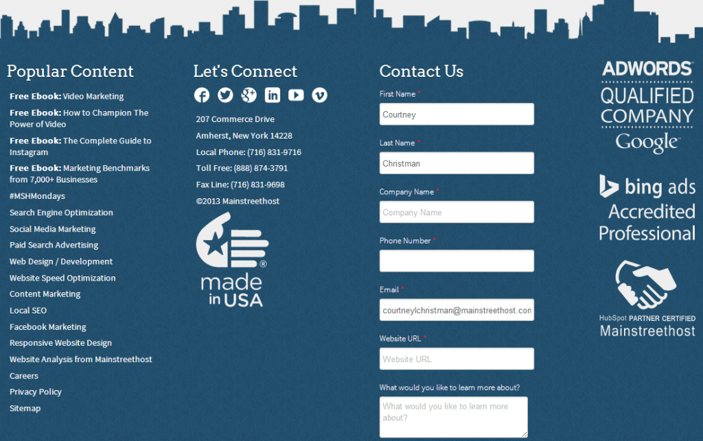 Contact form Contact form