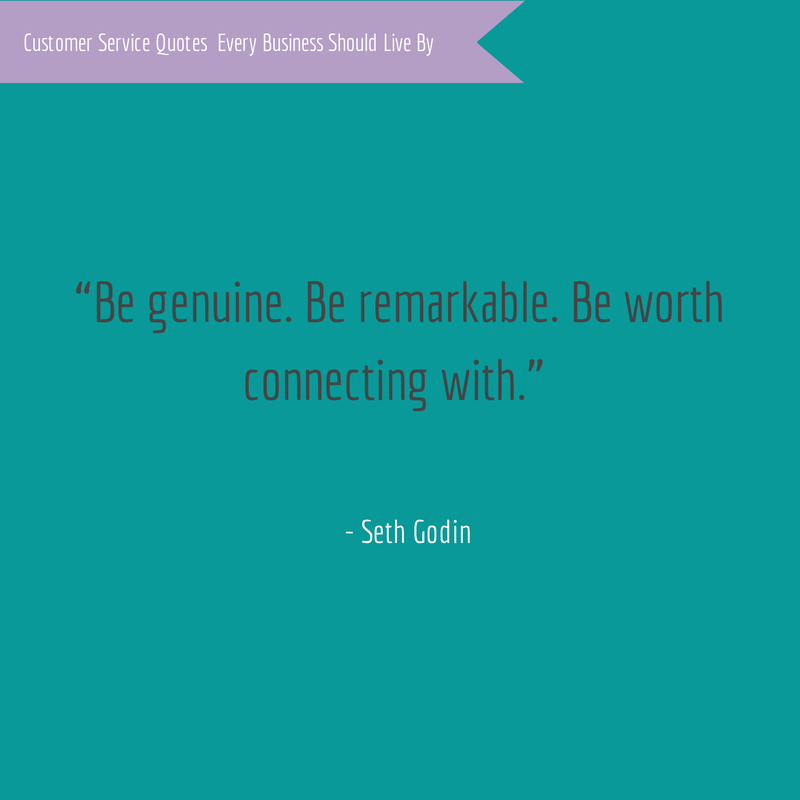 Seth Godin Customer Service Quote #2