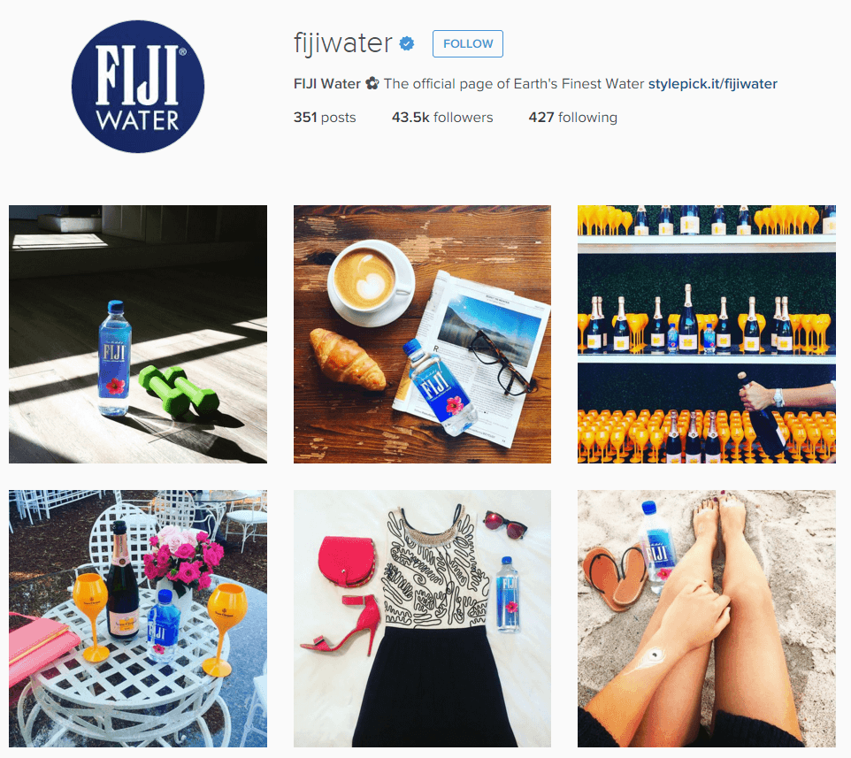 FIJI Water Instagram FIJI Water Instagram