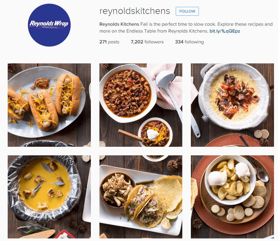 Reynold's Wrap Instagram Reynold's Wrap Instagram