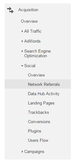 Google Analytics Social