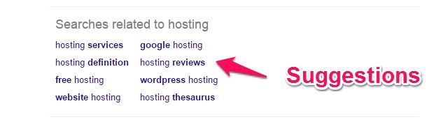 Google Suggestions Google Suggestions