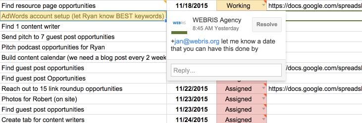 Tag in Google Drive Tag in Google Drive