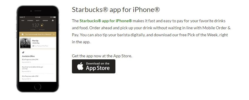 Mobile App Starbucks Starbucks App Marketing
