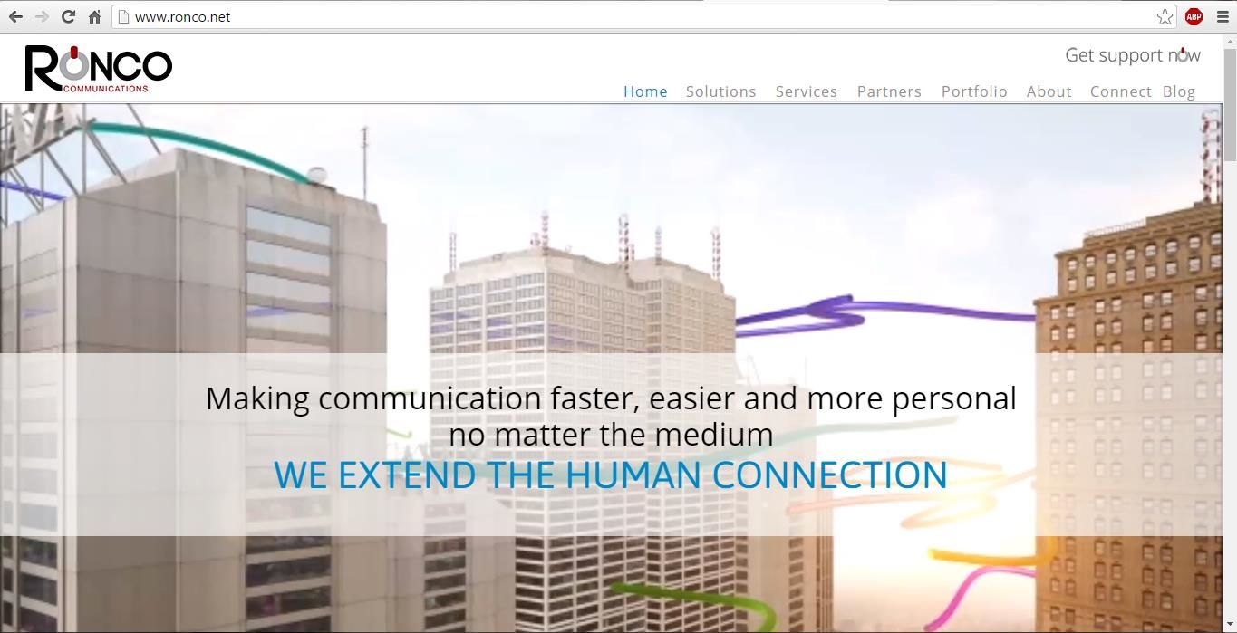 Ronco Communications Homepage Ronco Communications Homepage