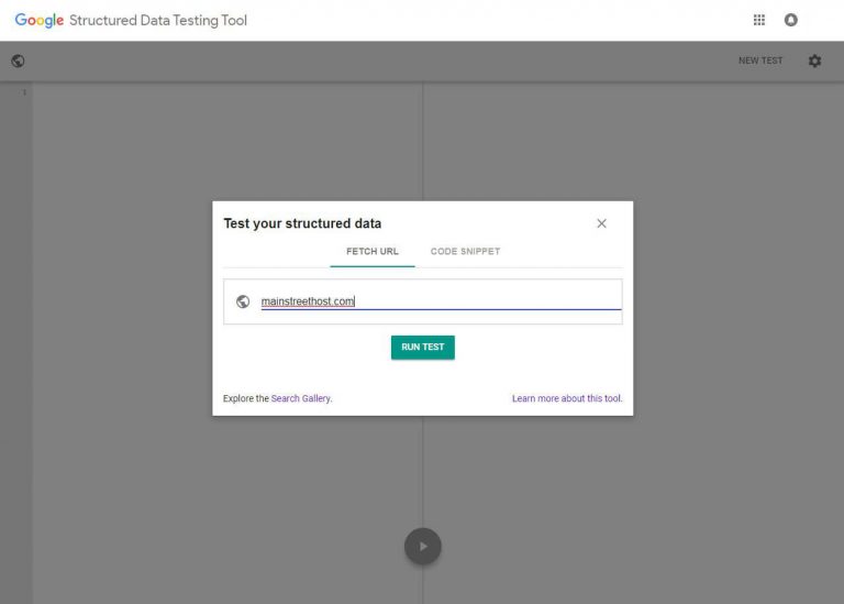 Structured Data Testing Tool