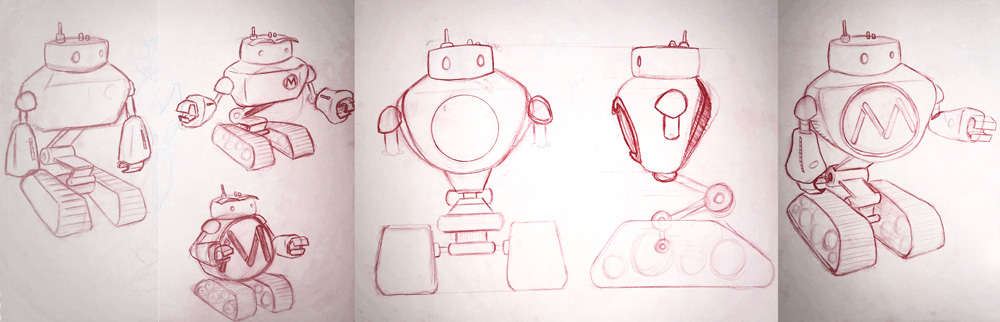 Mainstreethost Robot Sketches
