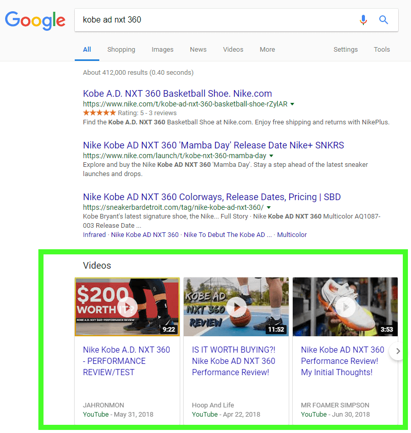 Video Search Results